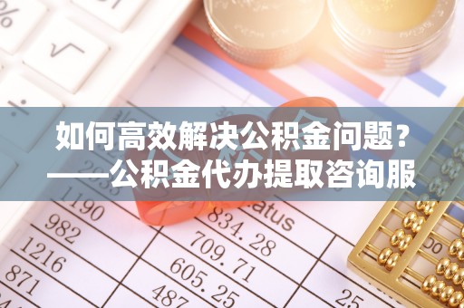 从江如何高效解决公积金问题？——公积金代办提取咨询服务指南